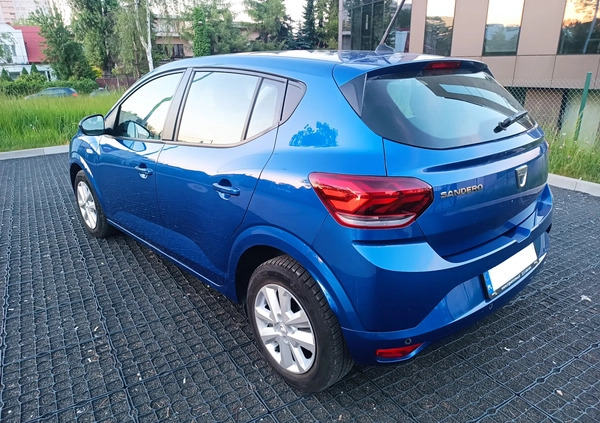 Dacia Sandero cena 43900 przebieg: 141500, rok produkcji 2021 z Kraków małe 56